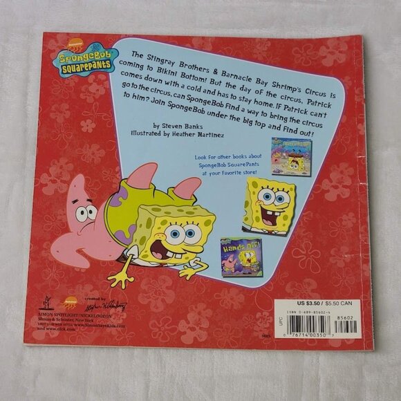 SpongeBob SquarePants Amazing SpongeBobini Steven Banks 2003 Simon PB 1st Ed - Picture 4 of 8